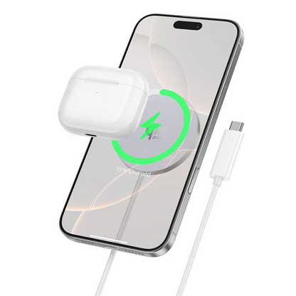 Hoco 25W Qi2.2 Magnetic Wireless Charger (CW63 Pro) White