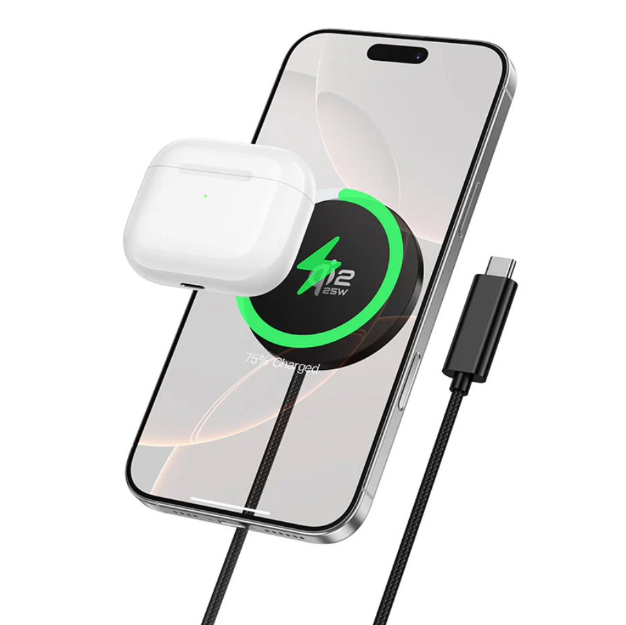 Hoco 25W Qi2.2 Magnetic Wireless Charger (CW63 Pro) Black