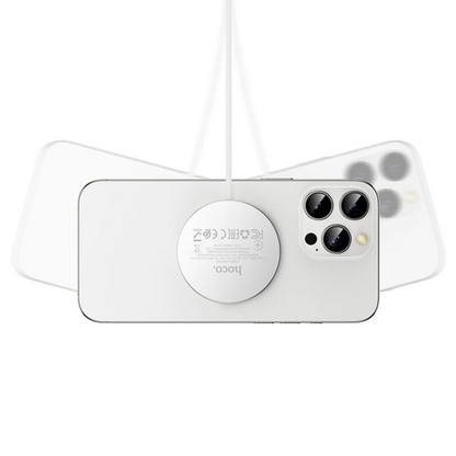 Hoco 25W Qi2.2 Magnetic Wireless Charger (CW63 Pro) White