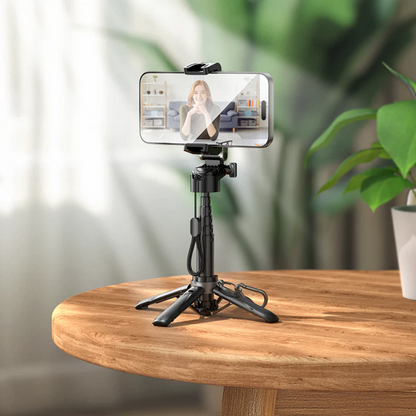 Hoco Mini Bluetooth Selfie Stick Tripod With Remote (K27)