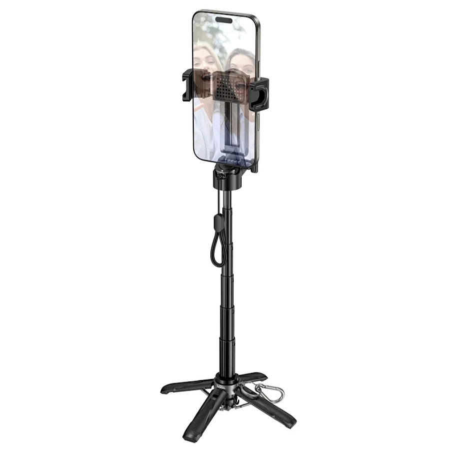 Hoco Mini Bluetooth Selfie Stick Tripod With Remote (K27)