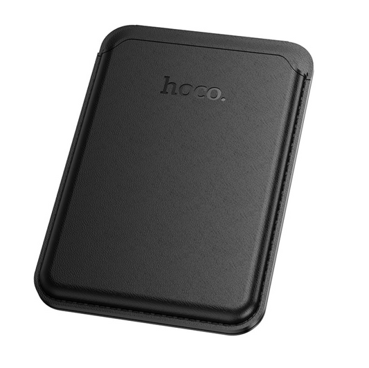 Hoco Leather Magnetic Card Holder With MagSafe (DLB02)