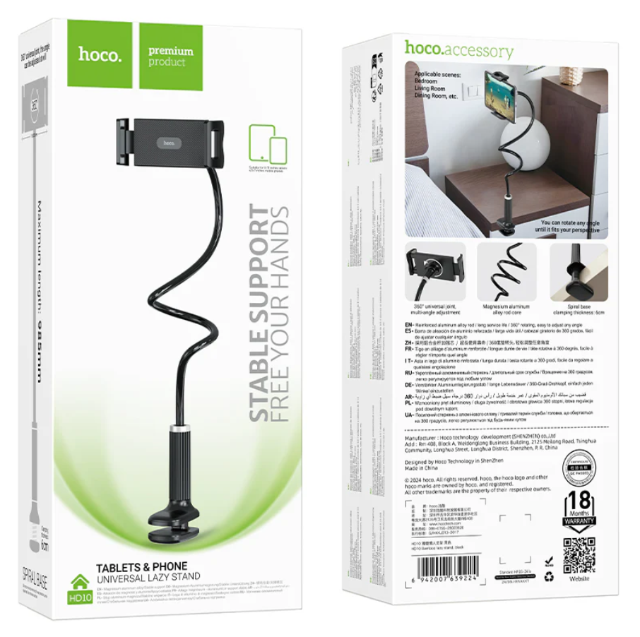 Hoco Universal Lazy Stand Phone Tablet Holder Flexible (HD10)