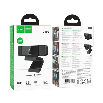 Hoco HD Computer Camera 1080P 30FPS Webcam (D100)