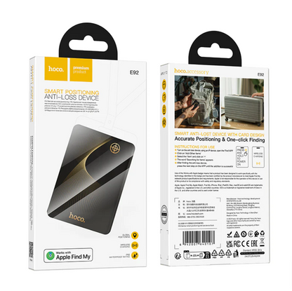 Hoco Smart Wireless Tracker Card & Wireless Charging (E92)