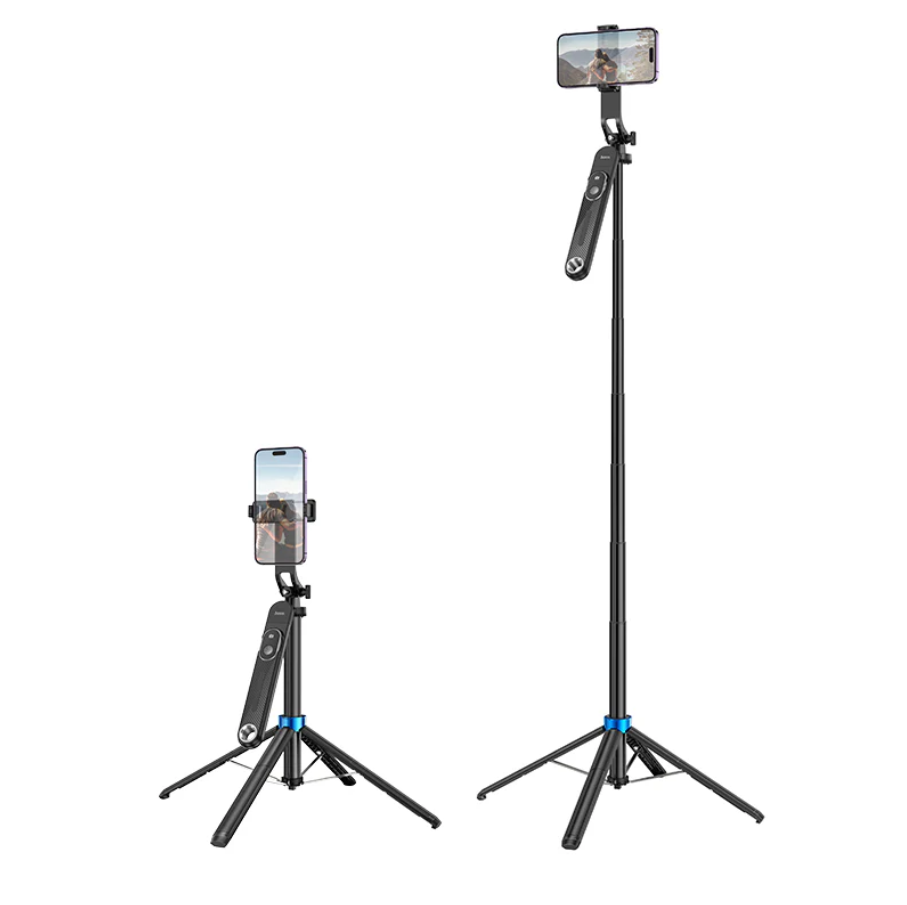 Hoco Premium Bluetooth Selfie Stick 1.75m Quadpod Stand (K22)