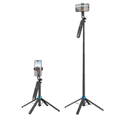 Hoco Premium Bluetooth Selfie Stick 1.75m Quadpod Stand (K22)