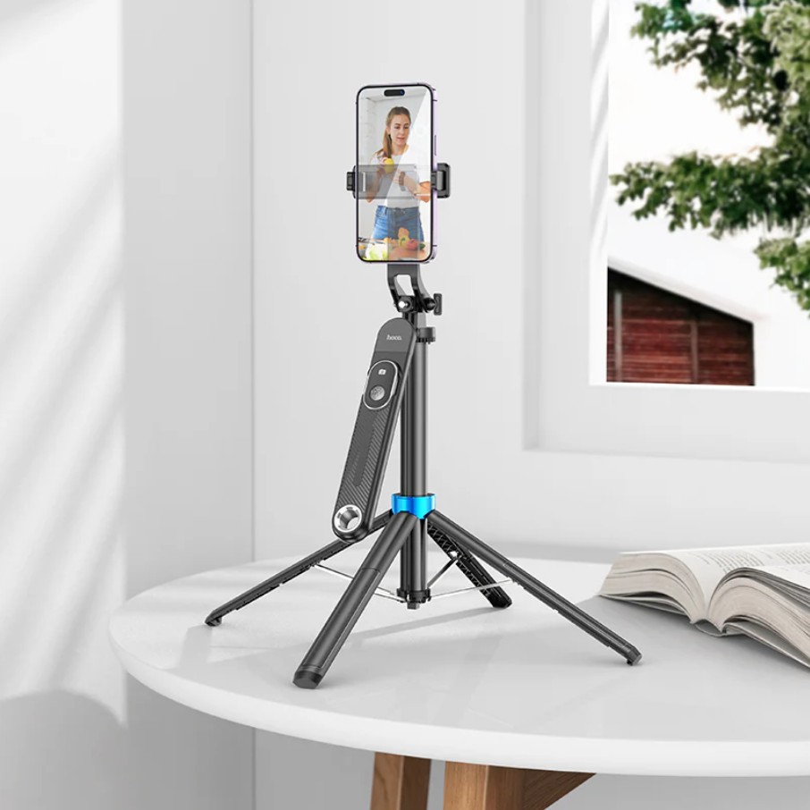 Hoco Premium Bluetooth Selfie Stick 1.75m Quadpod Stand (K22)
