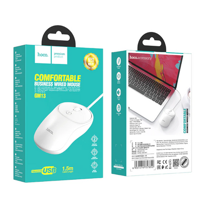 Hoco Wired USB Mouse Ergonomic (GM13)