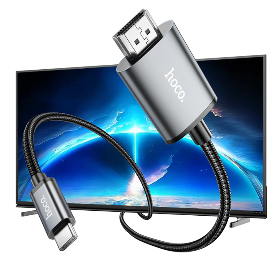 Hoco Type C to 4K HDMI Cable 2 Meter (UA27-C)
