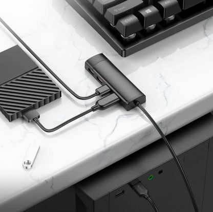 Hoco USB-C to USB-A 4 in 1 USB Expansion Hub 5Gbps (HB41)