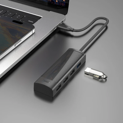 Hoco USB-C to USB-A 4 in 1 USB Expansion Hub 5Gbps (HB41)