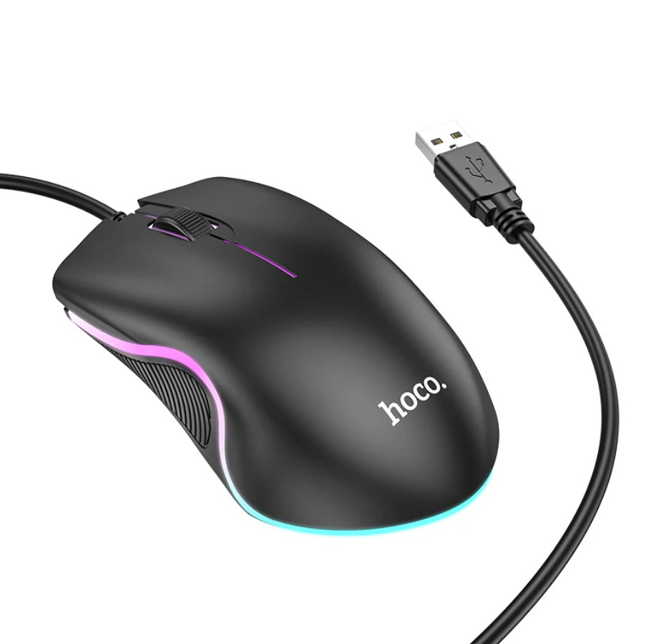 Hoco Wired Gaming Mouse RGB Ergonomic GM19