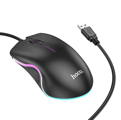 Hoco Wired Gaming Mouse RGB Ergonomic GM19