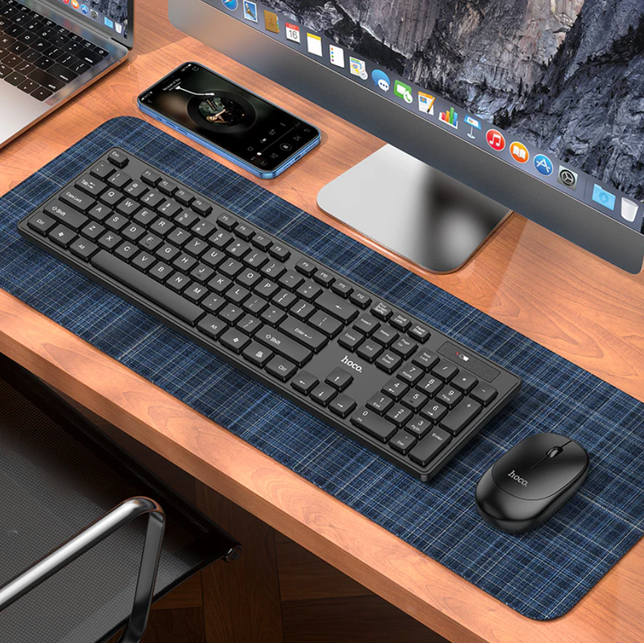 Hoco Wireless Keyboard Mouse Combo With USB Receiver (GM17)