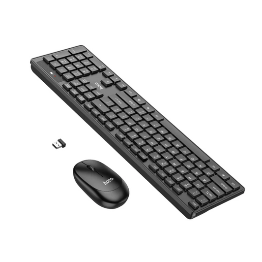 Hoco Wireless Keyboard Mouse Combo With USB Receiver (GM17)