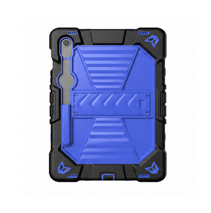 Samsung Galaxy Tab S8 Rugged Shockproof Case with Kickstand (Blue)