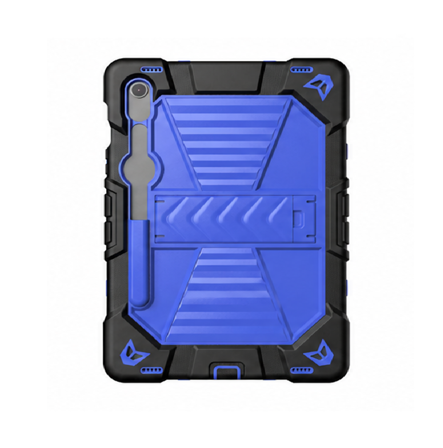 Samsung Galaxy Tab S10 Lite Rugged Shockproof Case with Kickstand (Blue)