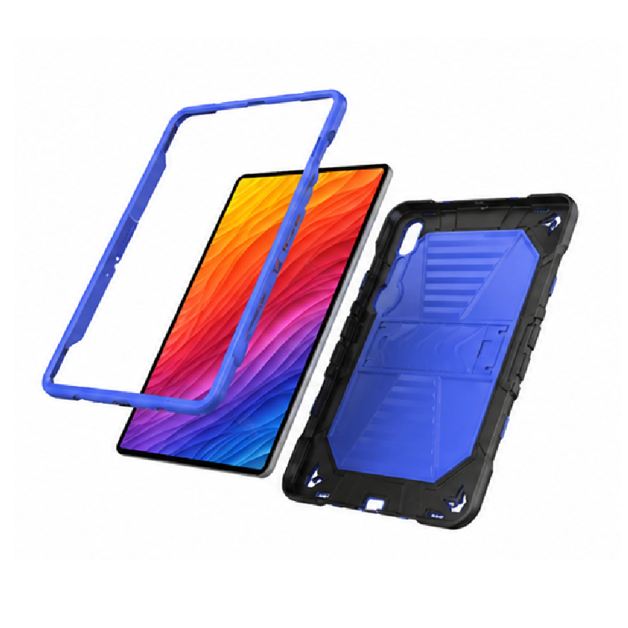 Samsung Galaxy Tab S8 Rugged Shockproof Case with Kickstand (Blue)