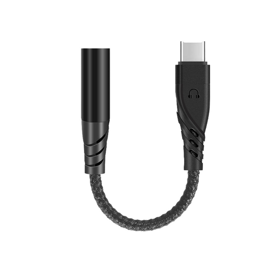 USB-C to 3.5mm Headphone Jack Adapter AUX Audio Cable for Car & iPhone
