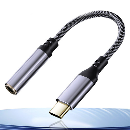 USB-C to 3.5mm Headphone Jack Audio Adapter with DAC for Android, iPad & USB-C Devices