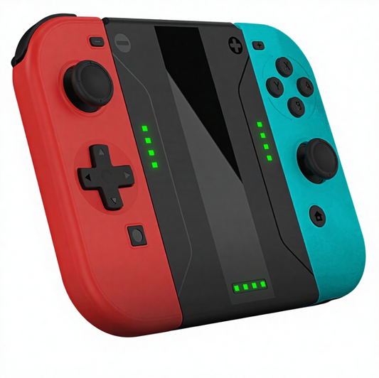 Nintendo Switch OLED Joy-Con Charging Grip with 2000mAh Rechargeable Battery Controller Handle