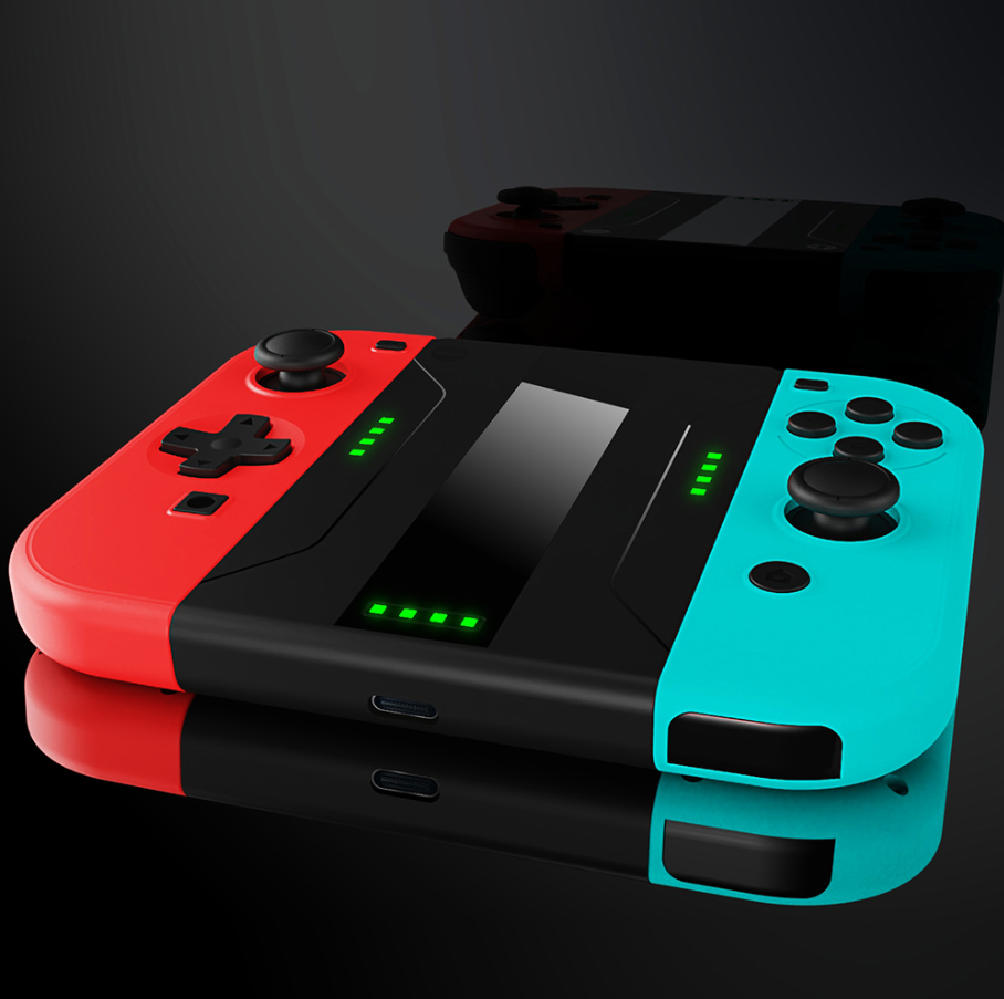 Nintendo Switch OLED Joy-Con Charging Grip with 2000mAh Rechargeable Battery Controller Handle