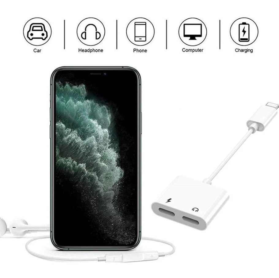 Vipfan Lightning to 2 x Lightning Adaptor (L09)