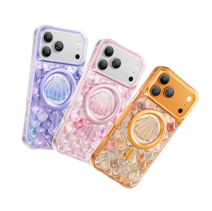 Keephone Iceland Glitter Case for iPhone 17 Pro Max | 3D Diamond Shell MagSafe Case