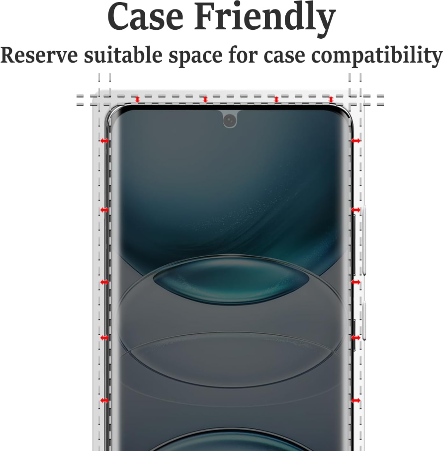 Samsung Galaxy S23 Ultra Privacy Tempered Glass Screen Protector – 9H HD Anti-Spy, 2.5D Rounded Edge, Impact & Scratch Resistant