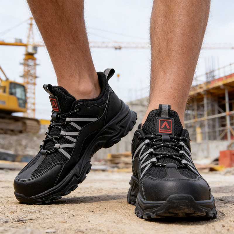 Steel Toe Work Shoes Safety Sneakers Industrial Shoes Lightweight Puncture Proof