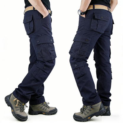 Cargo Pants Outdoor Solid Color Trousers Hiking Work Pants