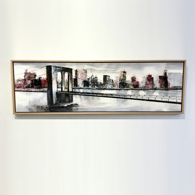 155*55cm Framed Modern Art Oil Canvas