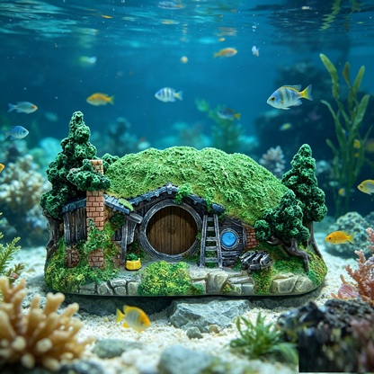 Fish Tank Decoration / Aquarium Ornament, HOUSE (SMALL)