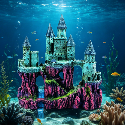 Fish Tank Decoration / Aquarium Ornament, CASTLE