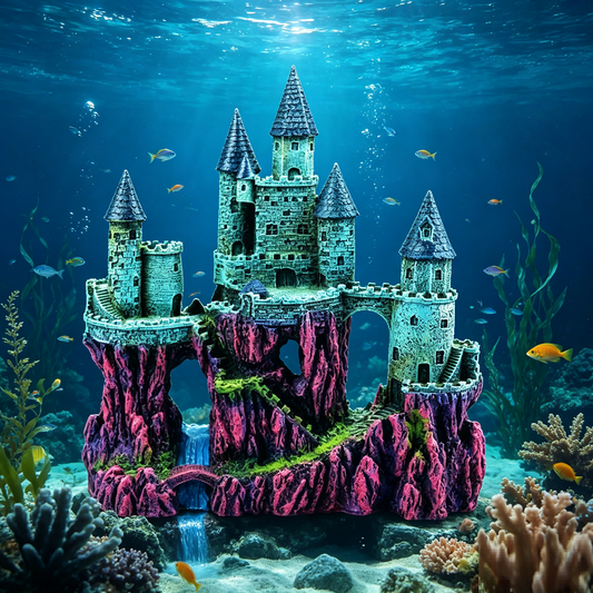 Fish Tank Decoration / Aquarium Ornament, CASTLE