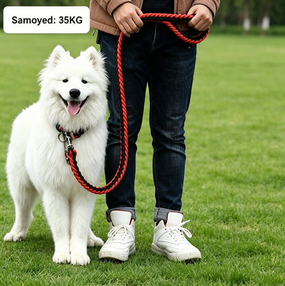 Strong Dog Leash Climbing Rope Threaded Pet Training