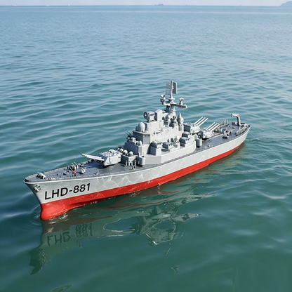 60cm Large RC Battleship 1:390 2.4G Gift Toy for Kids and Adults