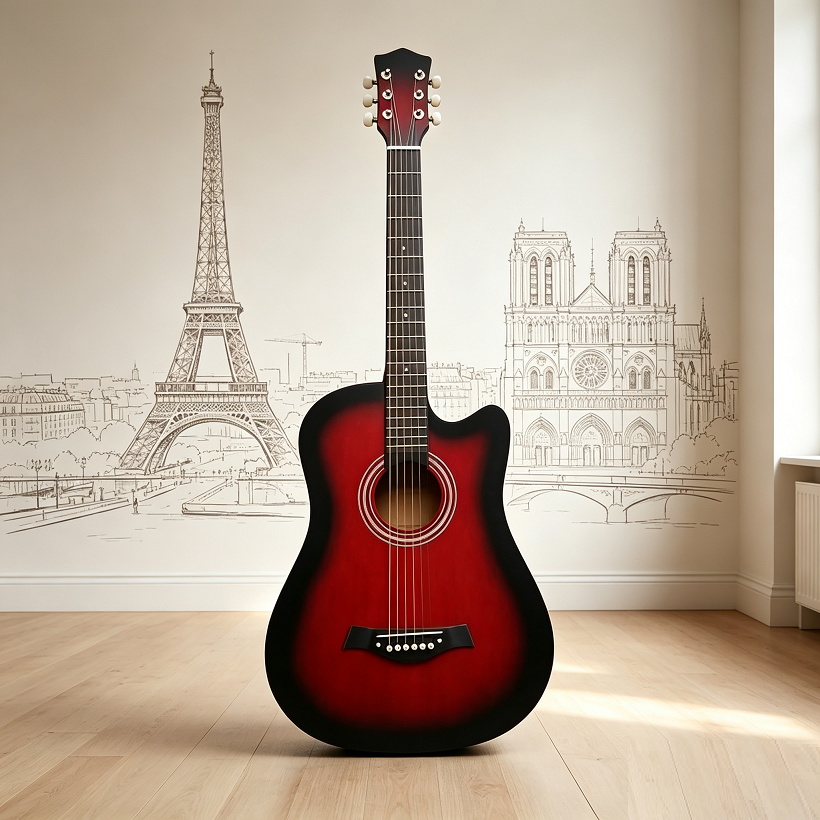 Brand New 38" Wooden Acoustic Guitar