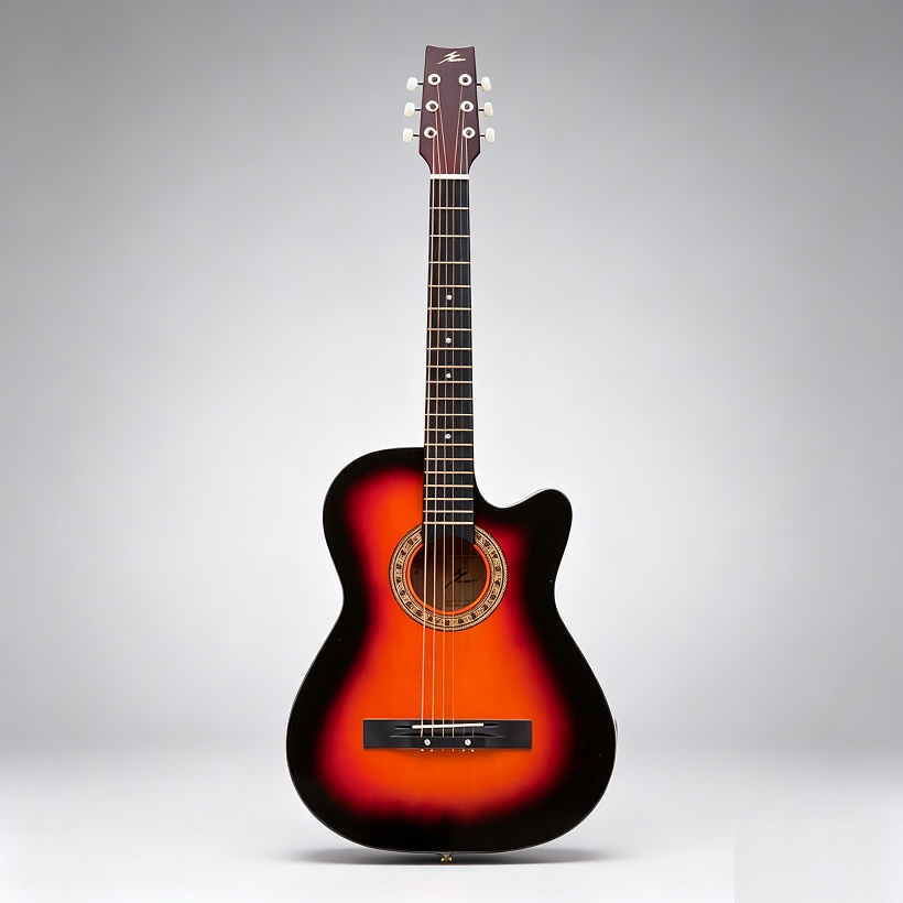 ORANGE 38" Wooden Acoustic Guitar