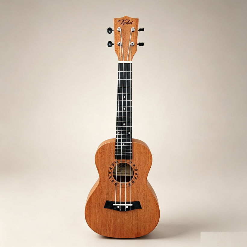 23" Student Soprano Ukulele Fitted Wooden Guitar - WOOD PATTERN