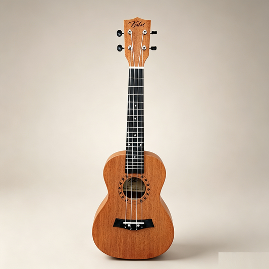 23" Student Soprano Ukulele Fitted Wooden Guitar - WOOD PATTERN