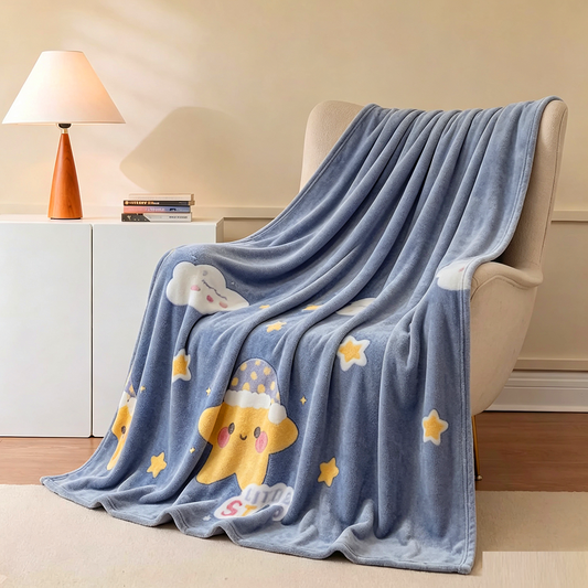 Throw Blankets for Couch & Bed Cozy Fuzzy Blanket Super Soft 200*230cm