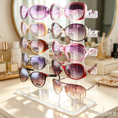 10 Pair Acrylic Sunglasses Glasses Retail Shop Display Unit Stand Holder