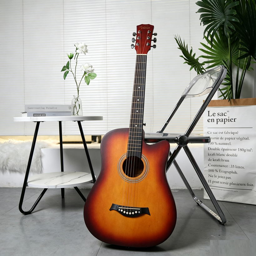38" Wooden Acoustic Guitar