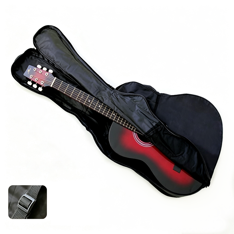 Brand New Black Soft Nylon 41" Acoustic Guitar Bag