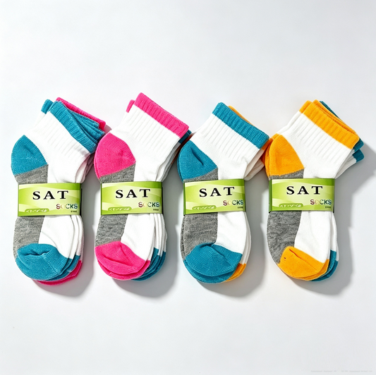 (12 Pairs) 2-4 Years Kids' Ankle Socks Cushion Socks