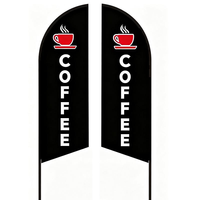 ‘COFFEE’ 3.4m Sign Commercial Feather Banner Flag ONLY