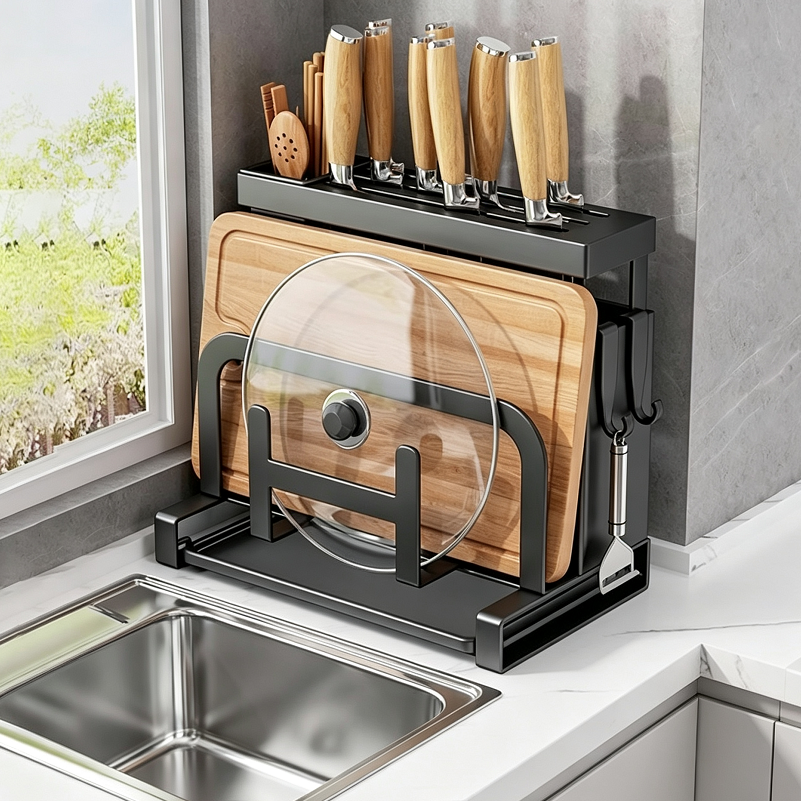 Kitchen Knife Storage Rack Metal Kitchen Knife Stand Holder