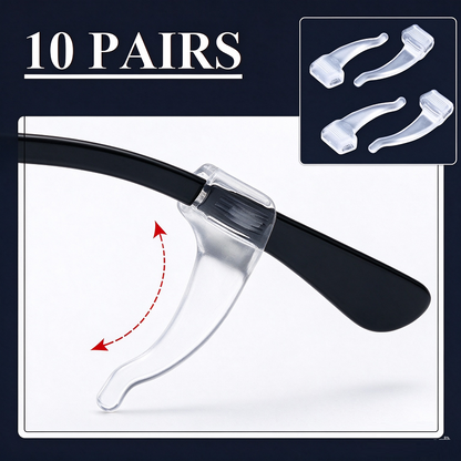 Glasses Ear Grips Anti Slip Silicone Ear Hooks Spectacle Retainers Stop Glasses Slipping